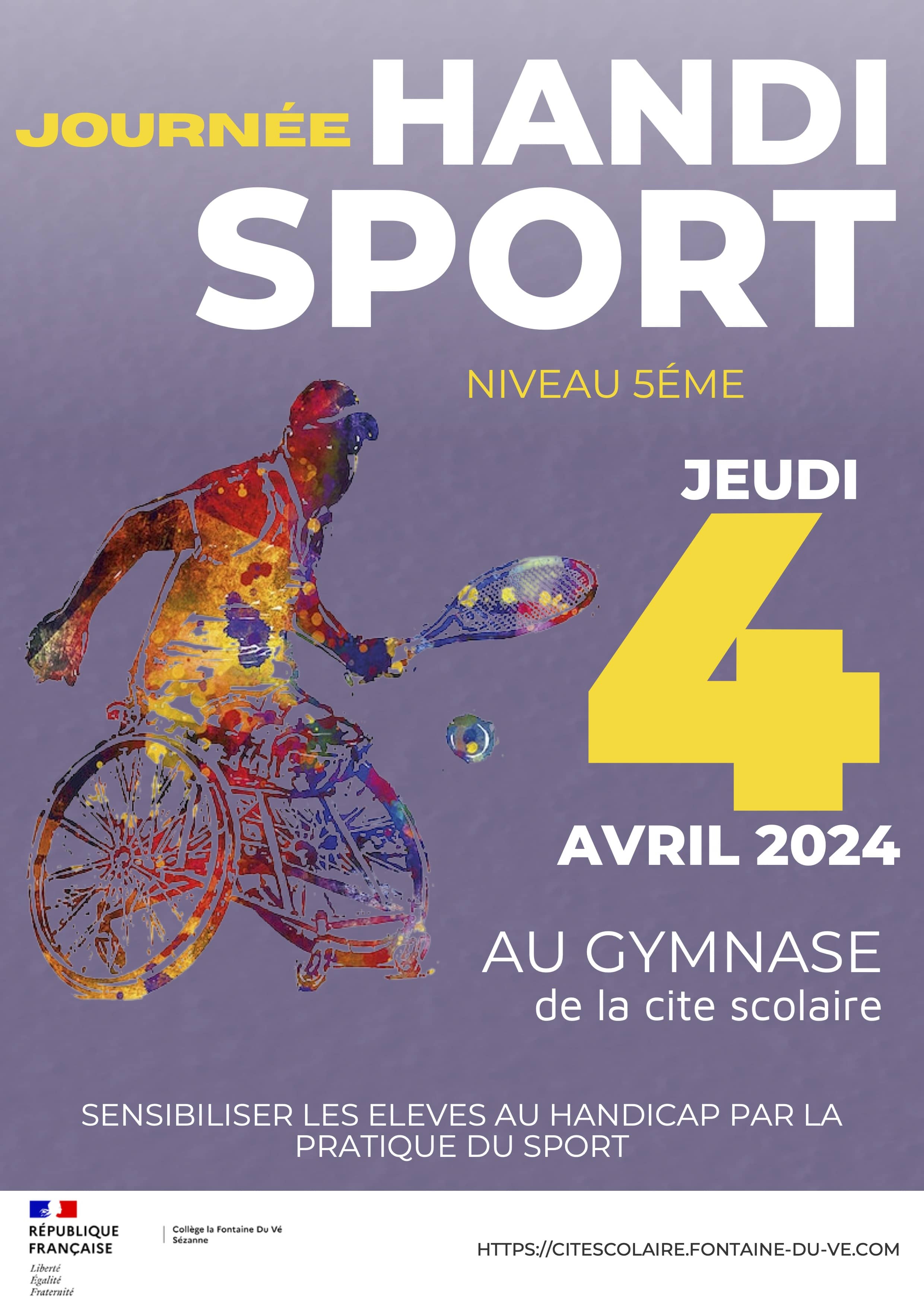 Affiche handisport