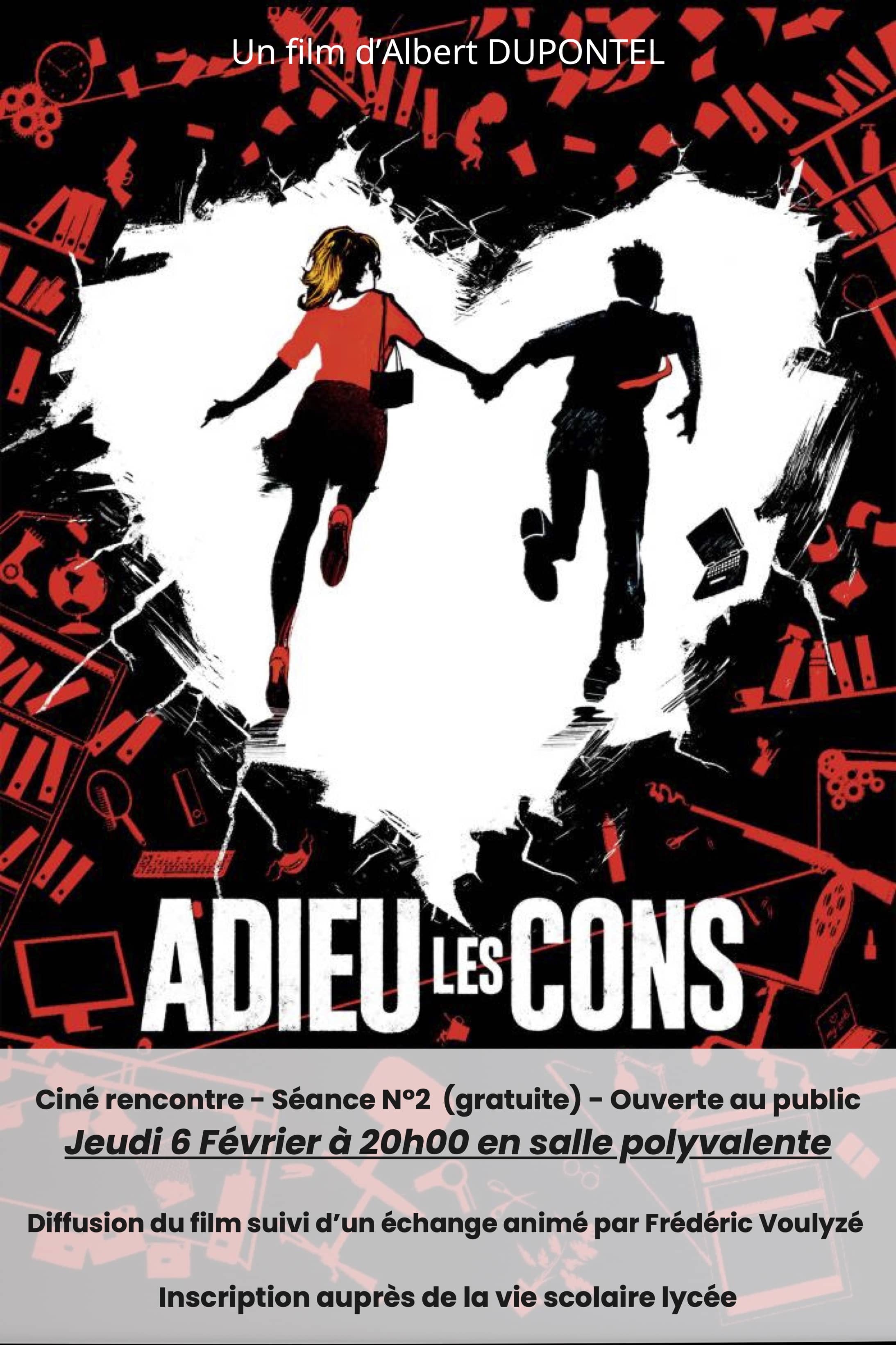 affiche adieu les cons